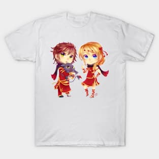 chibi Hiccup and Astrid T-Shirt